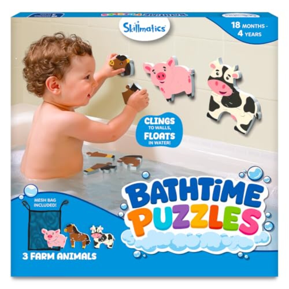 Skillmatics Bathtime Puzzles – Farm Anim