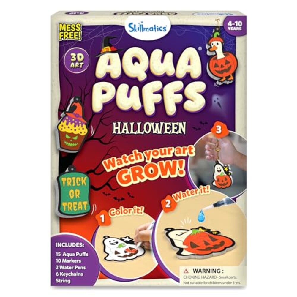 Skillmatics Halloween Aqua Puffs – 3D Ar