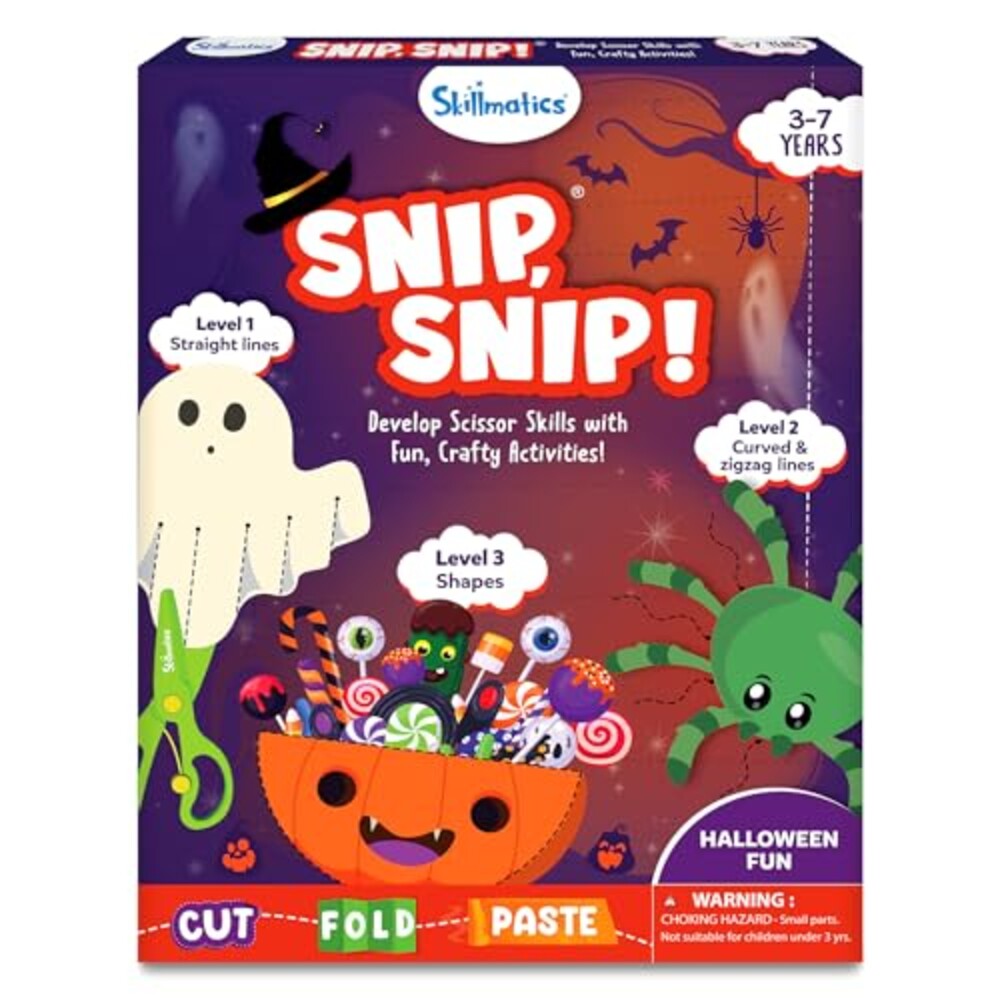 Skillmatics Snip Snip Halloween Craft, S