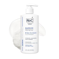 RoC Barrier Renew Gel to Foam Facial Cle