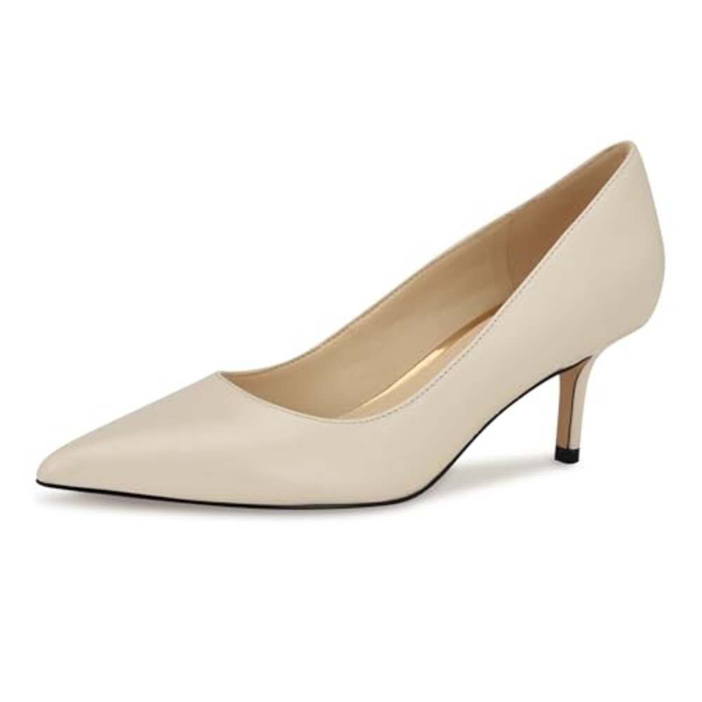 Nine West Women's Arlene Pump, Cream Lea
