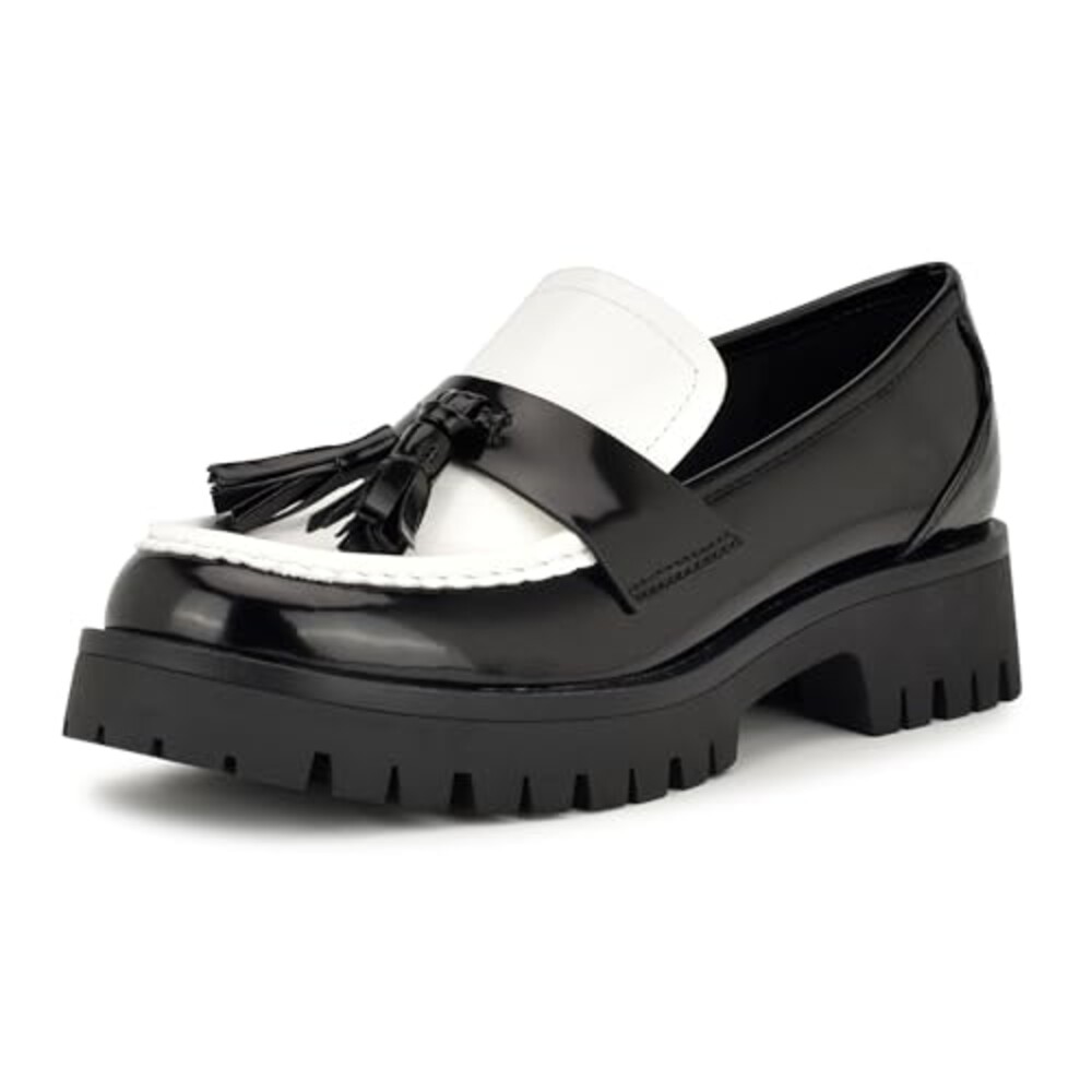 Nine West Women's Garry3 Loafer, Black/W