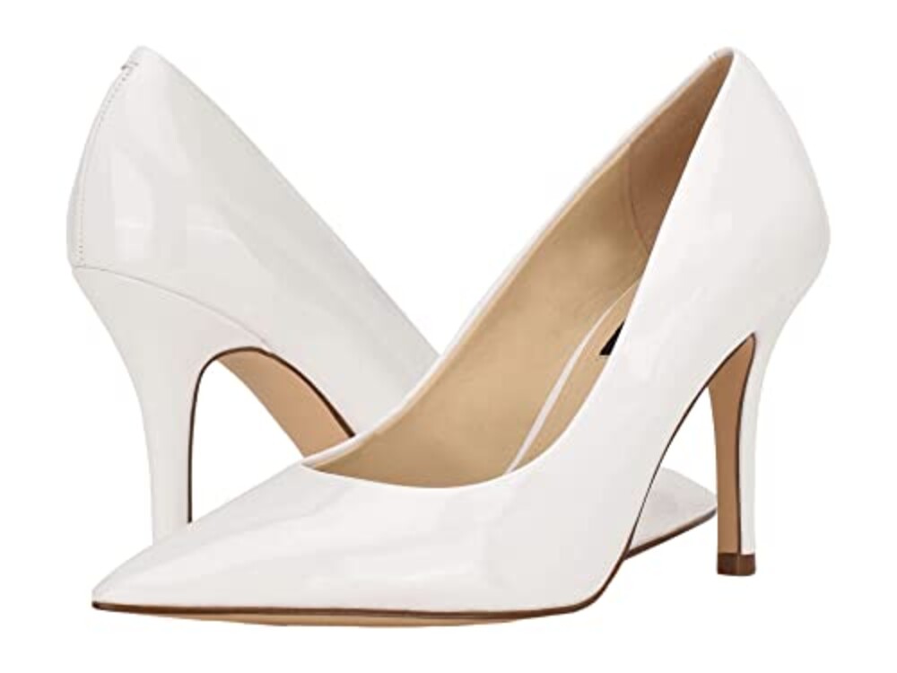 Nine West Women's Flax Pump, Natural Lea