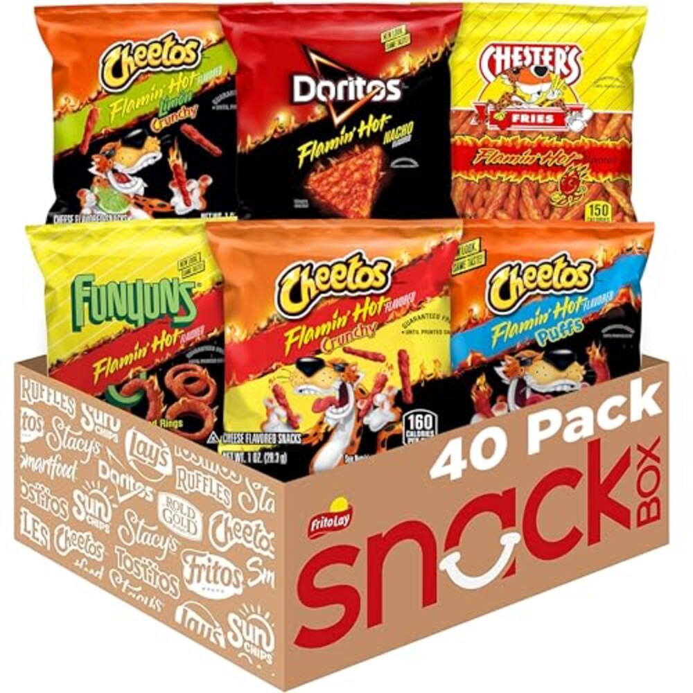 Frito Lay Flamin' Hot Mix, 6 Flavor Sing