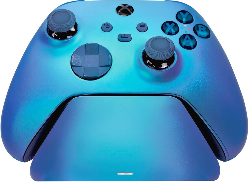 Razer Universal Quick Charging Stand for Xbox Series X|S: Magnetic Secure Charging - Perfectly Matches Xbox Wireless Controllers - USB Powered - Aqua Shift (Controller Sold Separately)