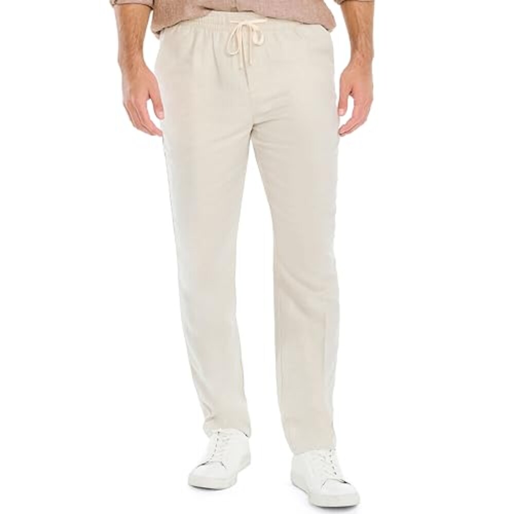 Nautica Classic Fit Linen Drawstring Pan