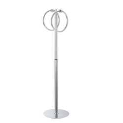 KLDKLD Adjustable Chrome Towel Rack,Free