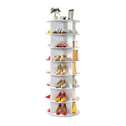 VEVOR 7 Tiers Rotating Shoe Rack Tower,