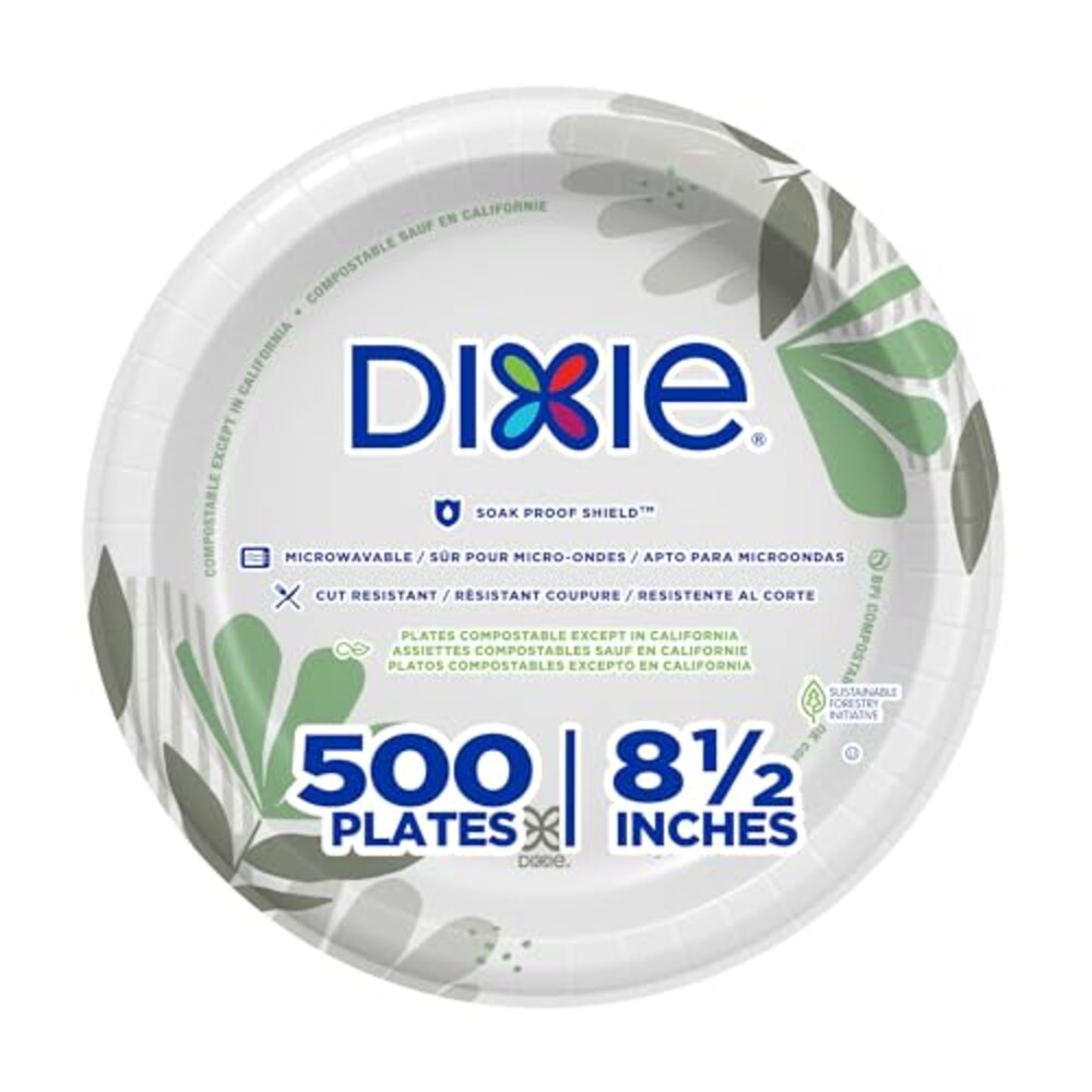Dixie 8.5 Inch Medium-Weight Paper Plate