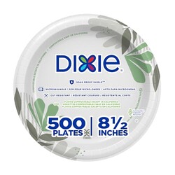 Dixie 8.5 Inch Medium-Weight Paper Plate
