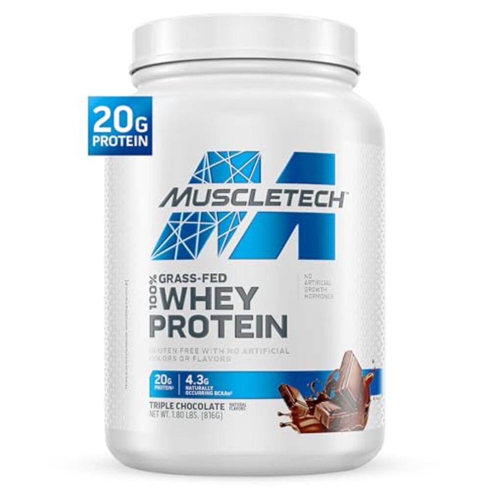 MuscleTech Grass-Fed Whey Protein Powder