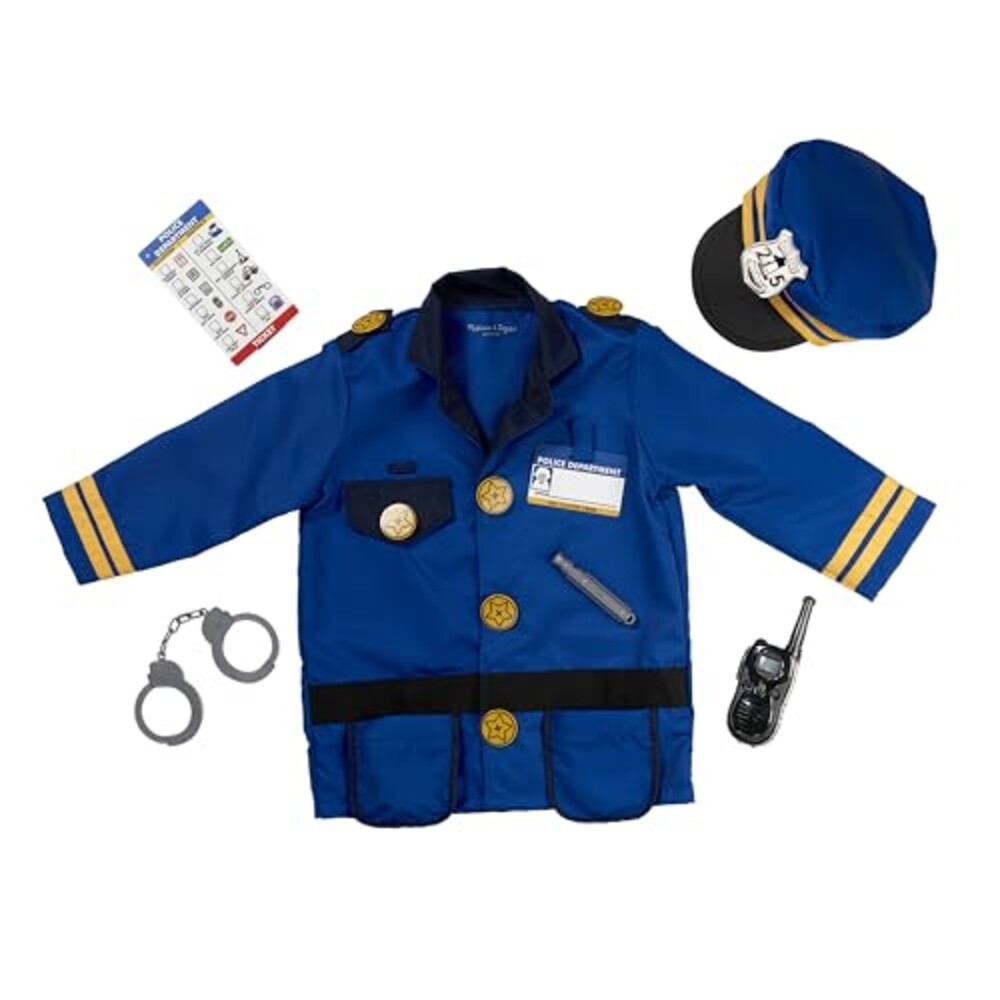 Melissa & Doug Police Officer Costume 8-