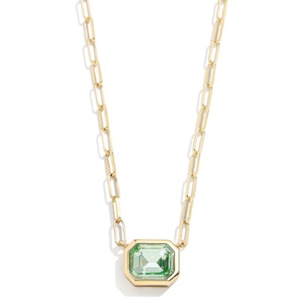 BaubleBar Blythe Birthstone Pendant Neck