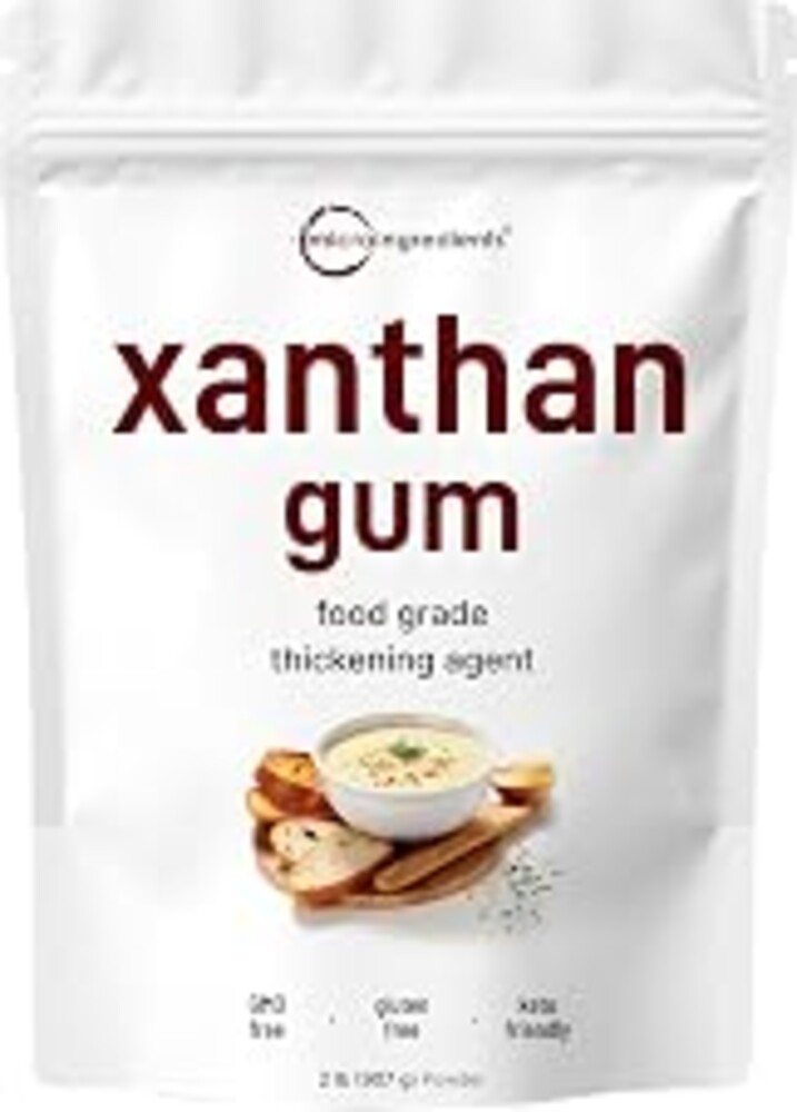 Micro Ingredients Xanthan Gum Powder, 32 oz (2 lb) | Premium Quality for Keto & Gluten-Free Baking, Unflavored Thickening Agent for Cooking, Non-GMO Vegan Friendly