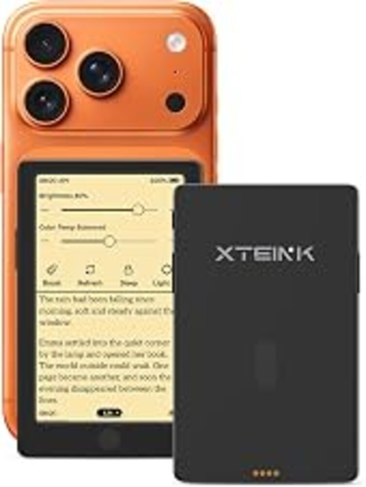 XTEINK X4 Pro 4.3" ebook Reader with Front Light & Touchscreen, Space Black | 4.3" E-Book reader with adjustable front light, touch/gesture control, physical buttons, 1100mAh battery & magnetic charging