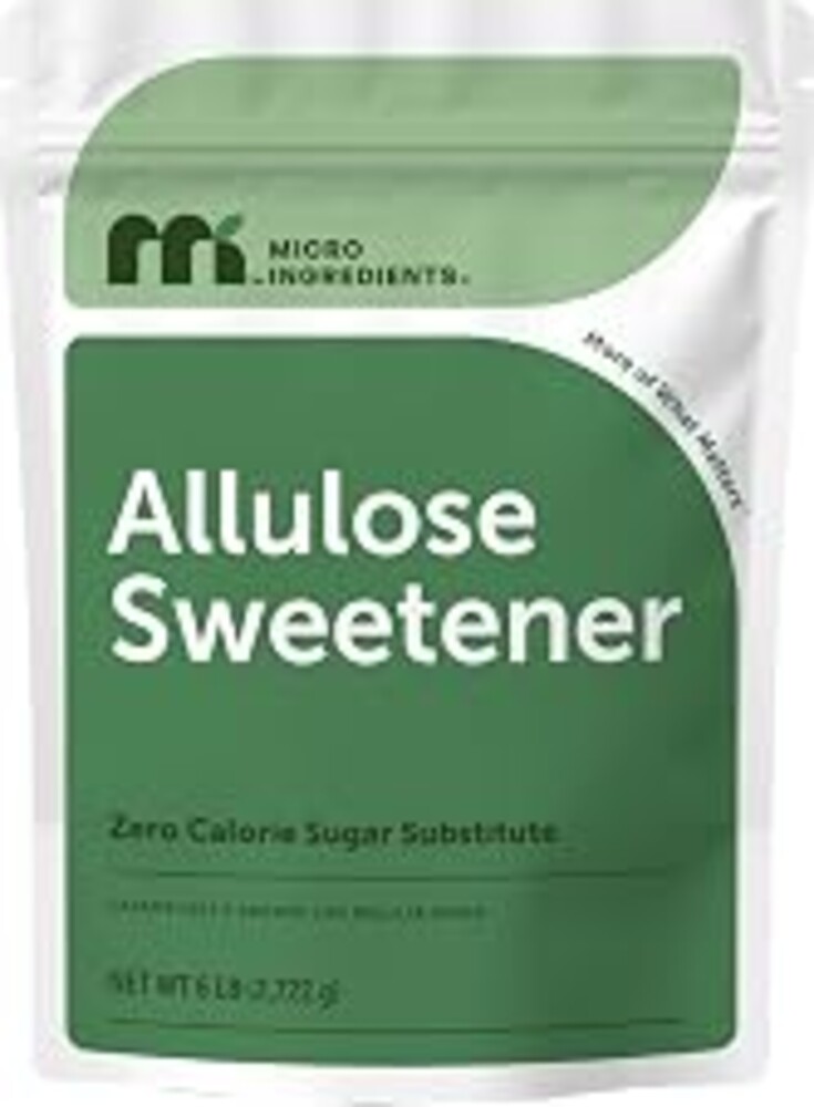 Micro Ingredients Allulose Sweetener, 6 lb, Zero Calorie | Plant Based | No Erythritol | No Aftertaste | Vegan Sugar Alternative | Great for Baking and Beverages | Keto Friendly