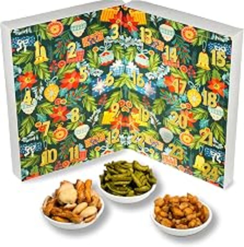 Advent Calendar 2026 for Adults - 24 Different Food Snacks in Unique and Interesting Packaging, Thoughtful Gourmet Gift Box for Adult Birthdays, Holidays, Thank You, Family Special Occasions