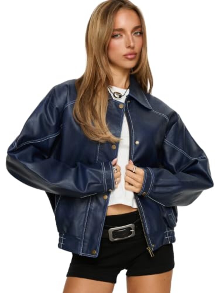 Princess Polly Jaxton Faux Leather Jacke