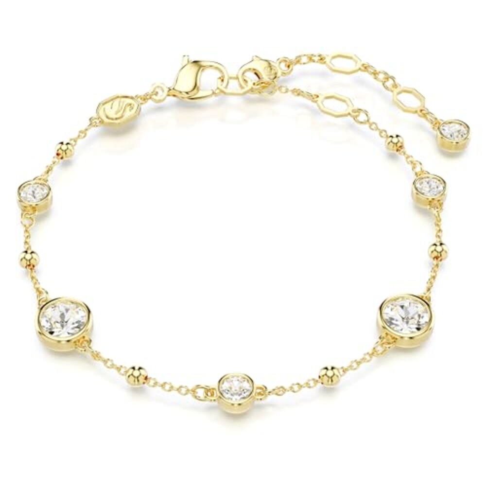Swarovski Imber Bracelet, Clear Round-Cu