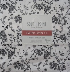 South Point Home Fashions 4-Piece Printe