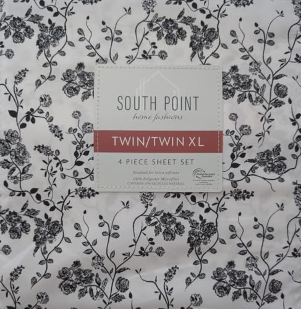 South Point Home Fashions 4-Piece Printe