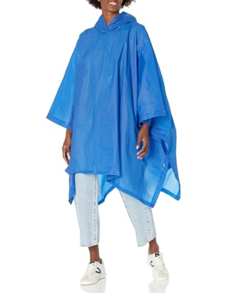 Totes Reusable Rain Poncho for Adults Li