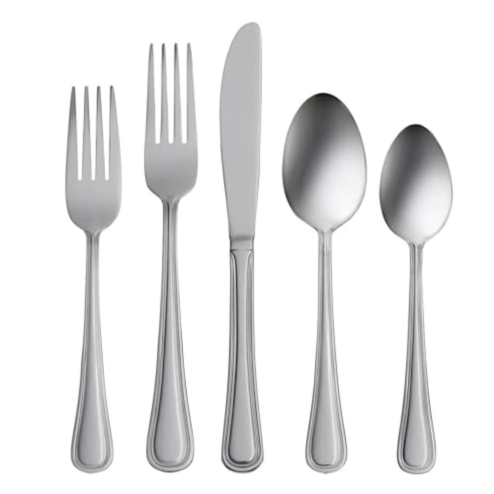 Oneida Tress 50-Piece 18/0 Silverware Se