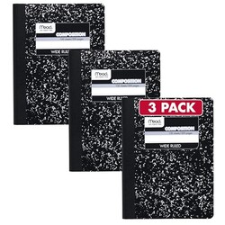 Mead Composition Notebook, Wide Ruled Pa