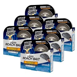 Hot Shot Ultra Liquid Roach Bait 6 Count