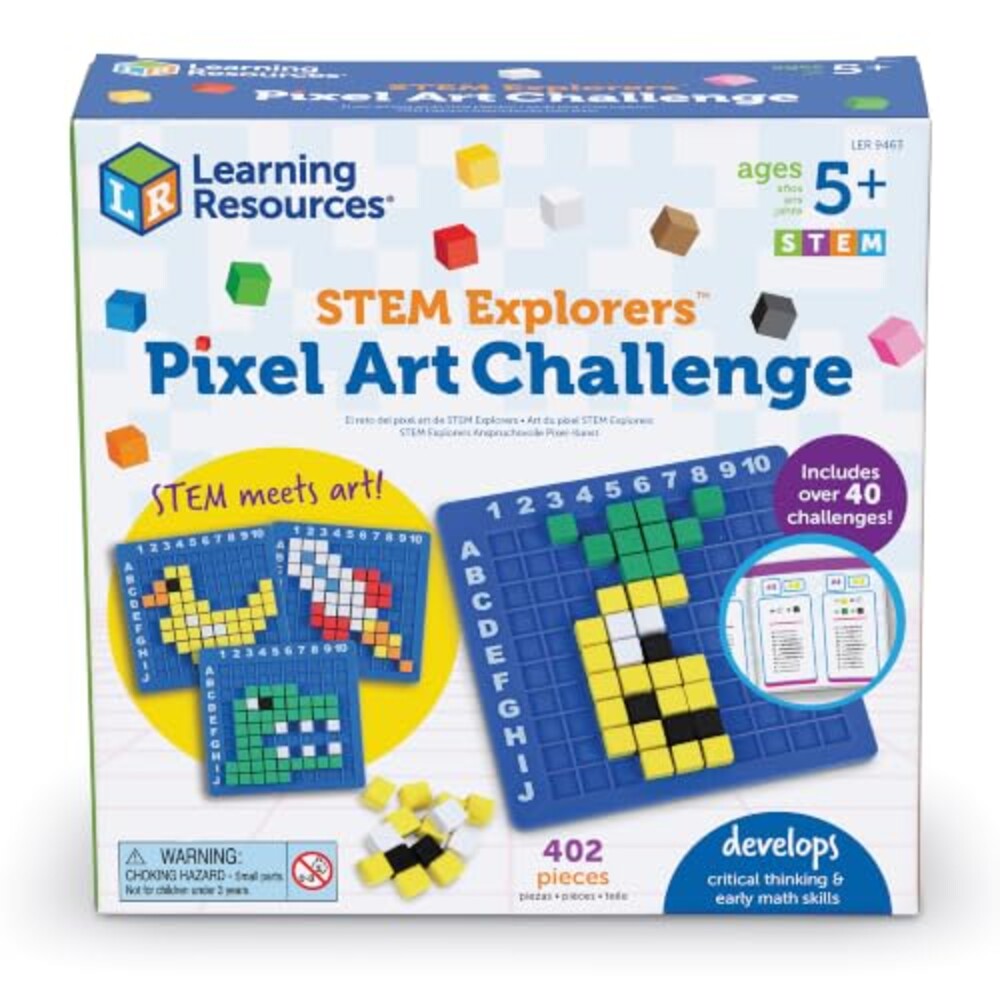 Learning Resources Pixel Art Challenge T