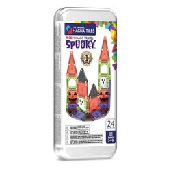 MAGNA-TILES microMAGS 24-Piece Spooky Tr