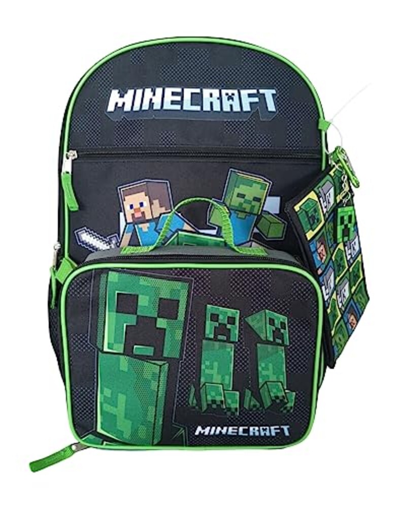 Bioworld Minecraft Creepers 5pc Backpack