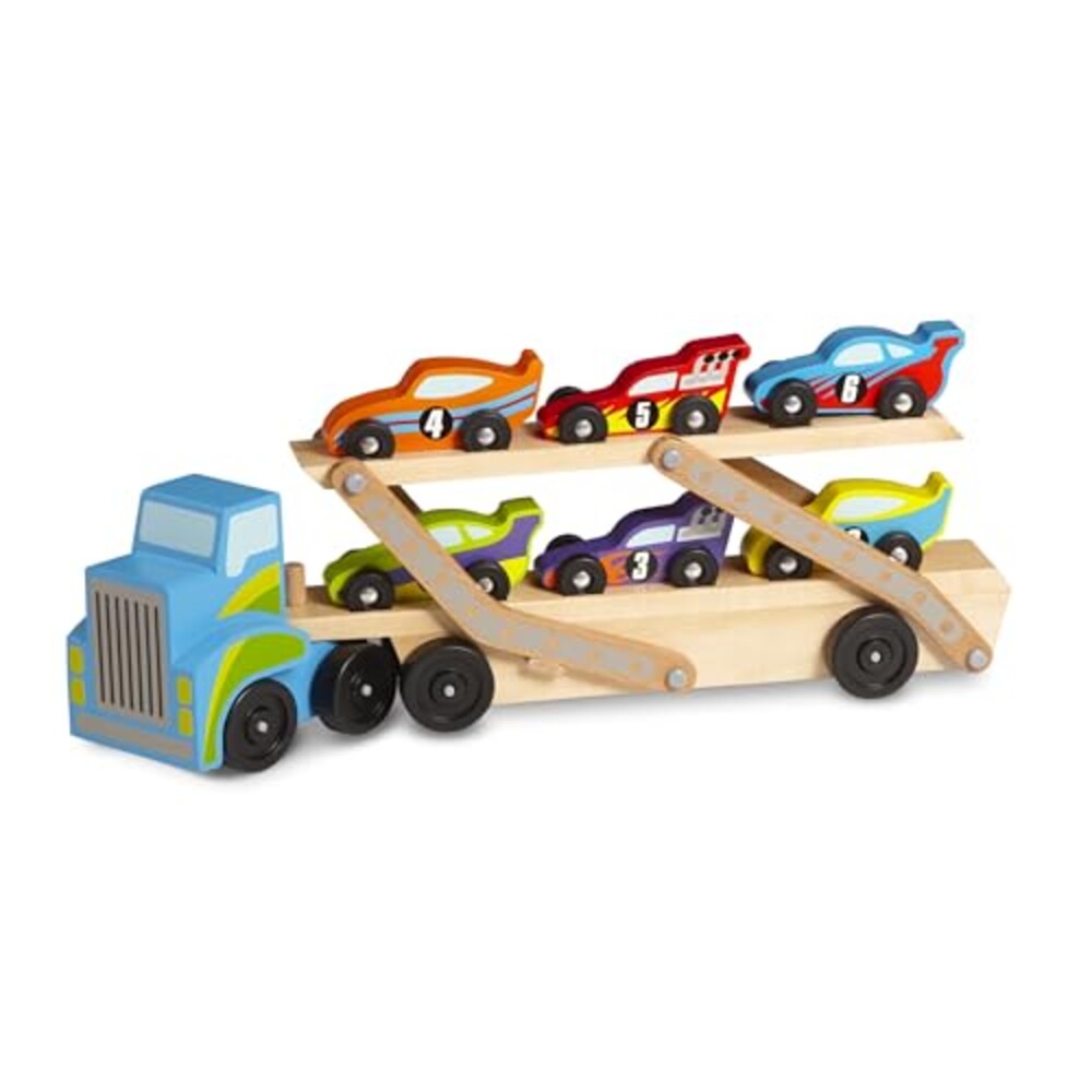 Melissa & Doug Mega Race-Car Carrier - W