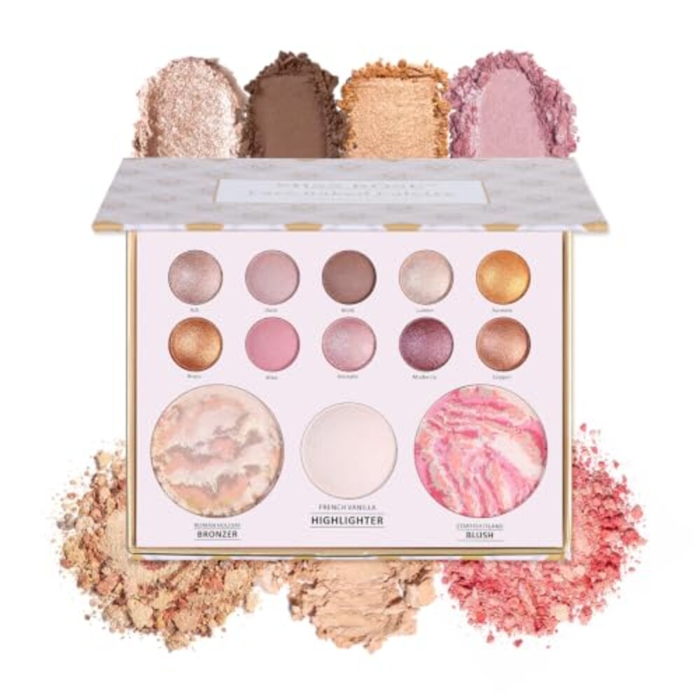 Baked Makeup Palette, Include Bronzer, B