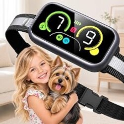 Kollgux Smart Dog Bark Collar with Advanced Bark Detection, 4 Adjustable Training Modes, Beep, Vibration, Rechargeable Barking Collar, IP67 Waterproof, No Bark Collar for Small, Medium & Large Dogs