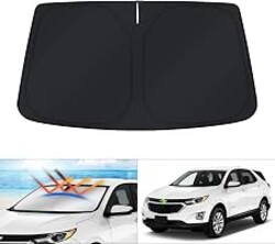 KUST Windshield Sun Shade for Chevrolet Chevy Equinox Accessories 2018-2025 Custom Fit Sunshade Window Sun Visor Protector Foldable Blocks UV Rays Keep Your Car Cooler