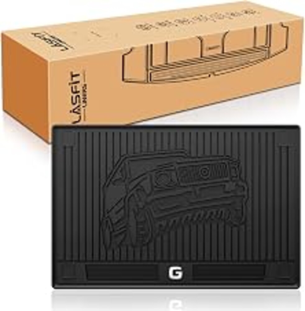 LASFIT Cargo Liner for Mercedes Benz G Class 2019-2026 2027 G550 / G580 | G63 AMG / G580 Electric SUV, All Weather TPE Non-Slip Easy to Wash Trunk Mat, Black