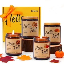 Lihome Fall Candles, Fall Decorations fo