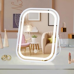 LAKFUES Vanity Mirror with Lights 6x8 In
