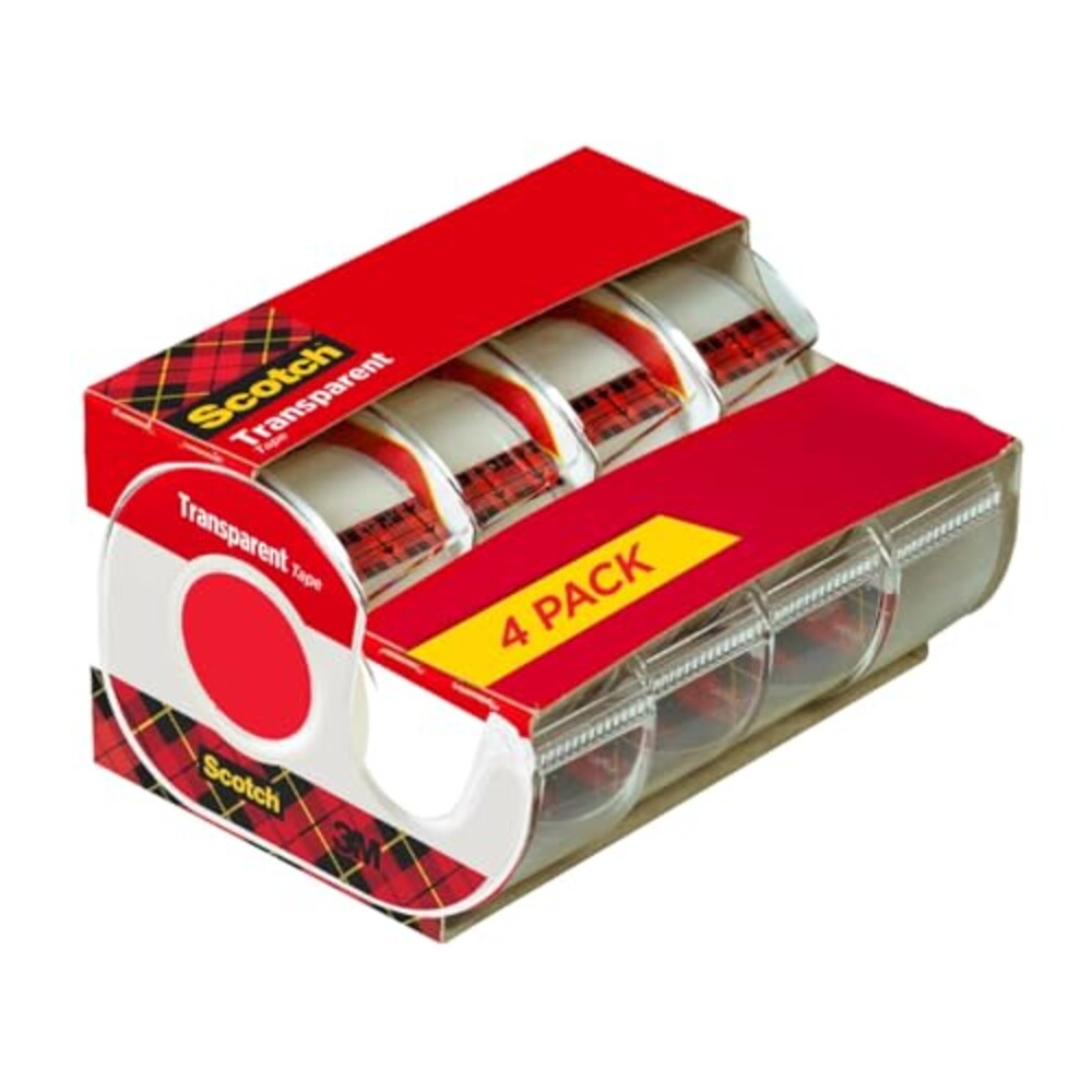 Scotch Transparent Tape, 3/4 x 850 Inche