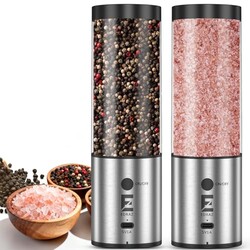 Electric Salt & Pepper Grinder Set One -
