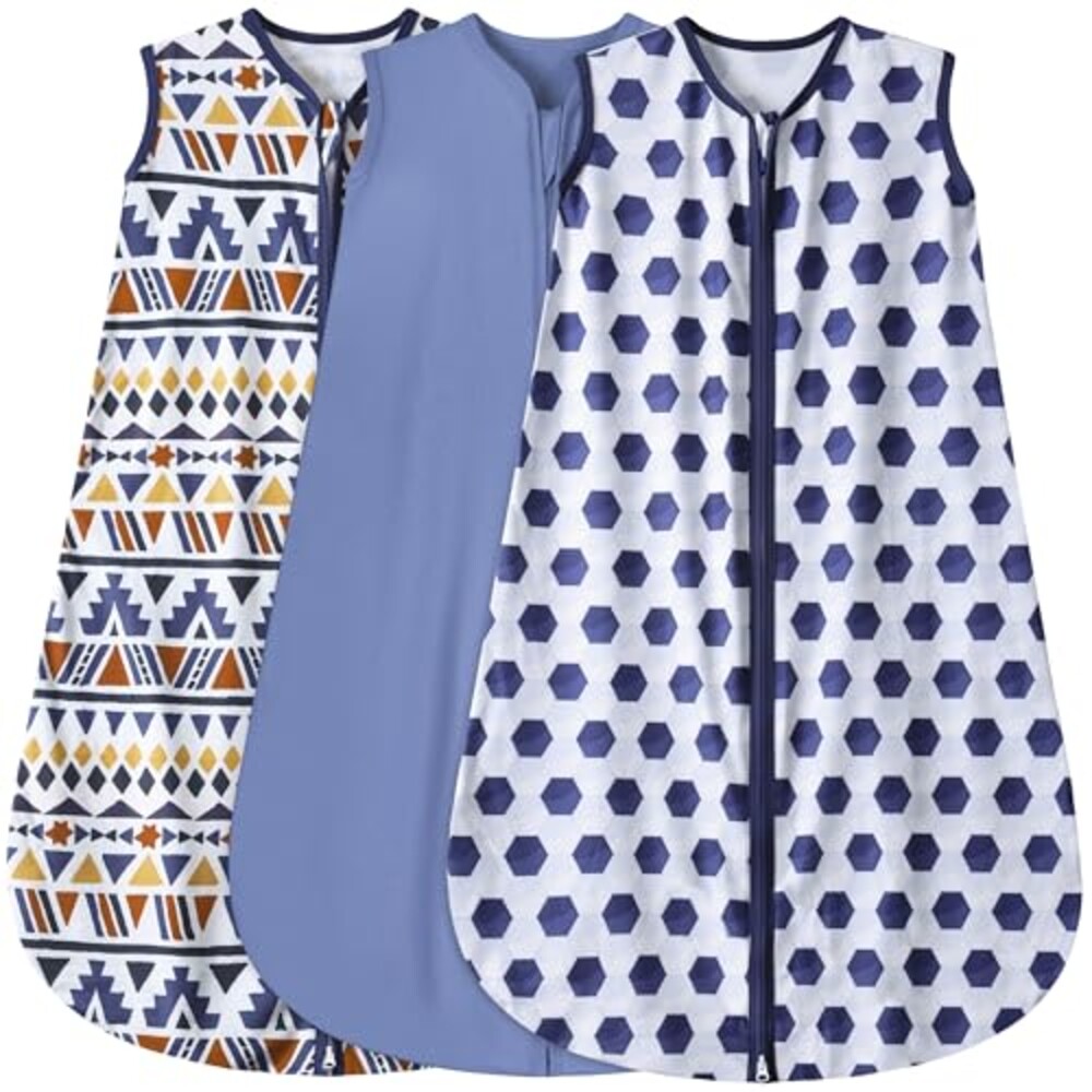 BSTOPPT 3 Pack Baby Sleep Sack 100% Rayo