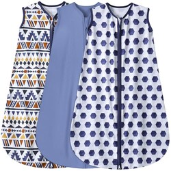 BSTOPPT 3 Pack Baby Sleep Sack 100% Rayo