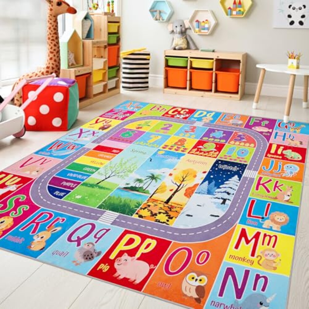 UKISS ABC Kids Rug,Toddler Educational P