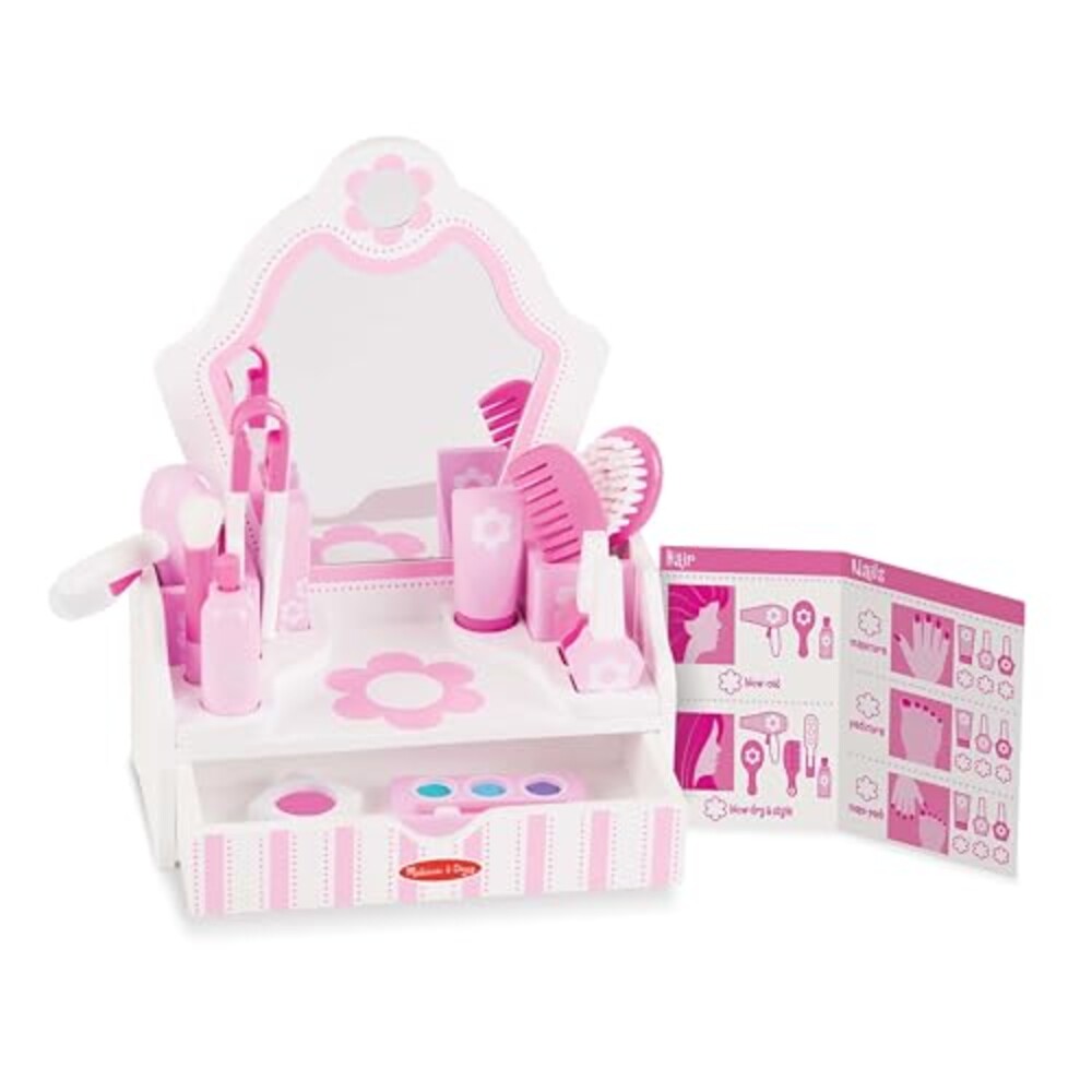 Melissa & Doug Wooden Beauty Salon Play