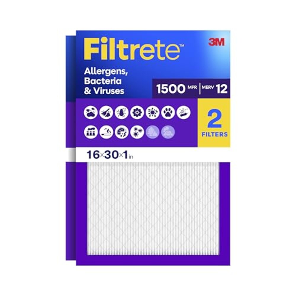 Filtrete 16x30x1 Air Filter, MERV 12, MP