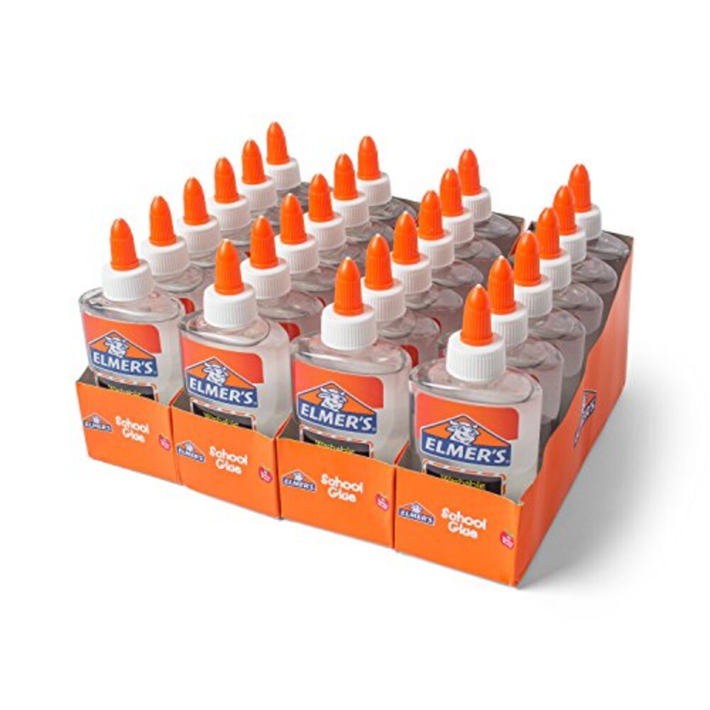 Elmer's Liquid School Glue, Clear, Washa