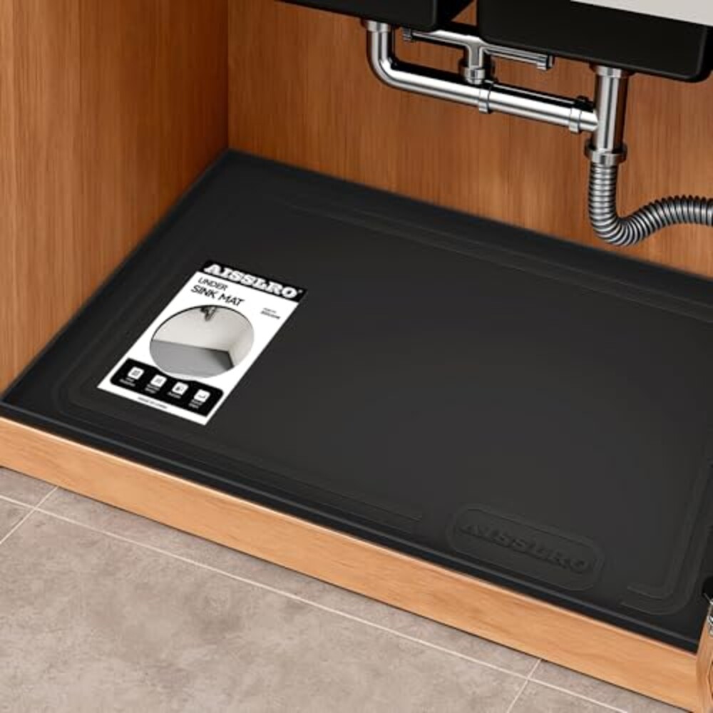 Under Sink Mat 31 X 22, Waterproof Silic