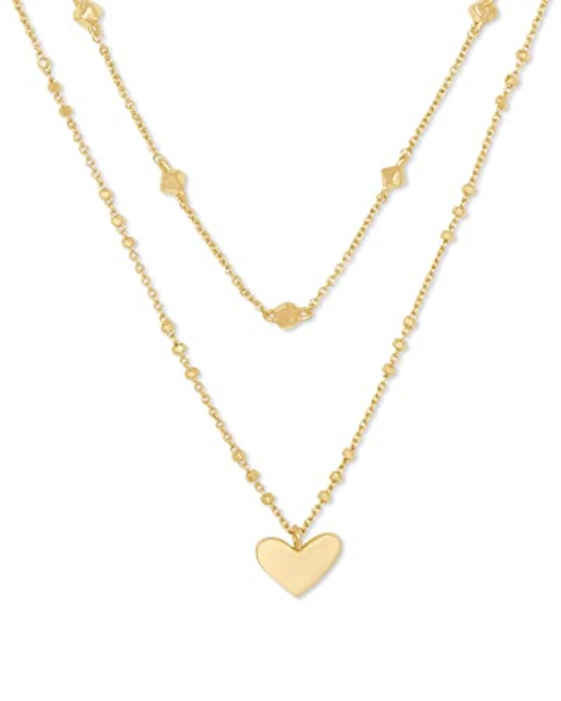Kendra Scott Ari Heart Multistrand Neckl