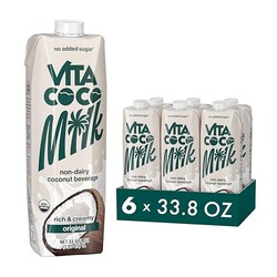 Vita Coco Organic Coconut Milk, Unsweete